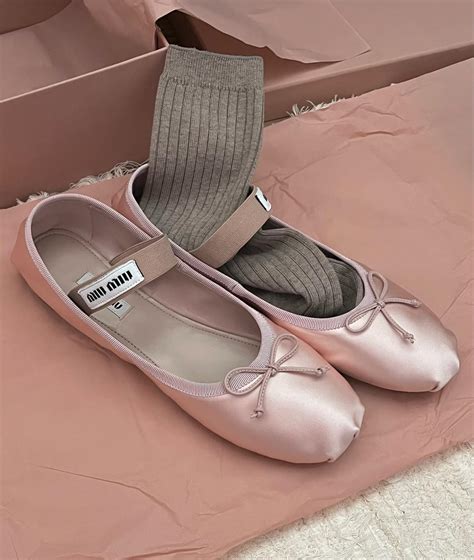 miu miu ballet dupes|mini miu ballet flats.